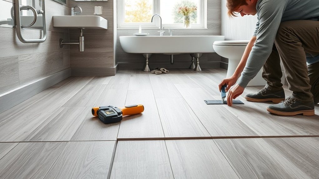 Bathroom Flooring Installation in Kentish Town